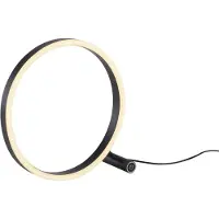 JUST LIGHT Lampe de table LED Ritus anthracite 11,5 W, blanc chaud, 600 lm, métal, dimensions : 28,5 x 10 x 28,5 cm, IP20, Leuchten Direkt