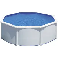 Gre Fidji Steel Walls 350x120 Cm Pool Blanc