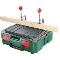 Bosch de SystemBox avec de l'établi intégré (taille S, accessoires pour de Scies sauteuses PST 700, dans le carton)