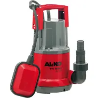 Al-Ko Pompe submersible pour eaux claires TK 250 ECO (puissance moteur 250 watts, débit max. 6.000 l/h, hauteur de refoulement max. 6 m, granulométrie max. 5 mm)