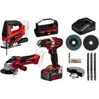 Einhell TE-TK 18/3 Li Kit JS+CD+AG Power X-Change 4257241 Kit d'outils de bricolage en sac (4257241)