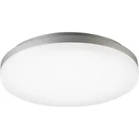 Sigor Luminaire apparent Circel 400mm argent Plafonnier 38W 4000K IP20 110° 4200lm