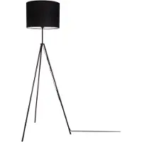 By Rydens Lampe sur pied Rina noir mat