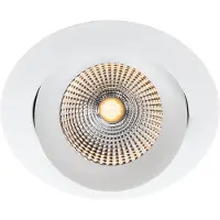 The Light Group Luminaire LED à encastrer, SLC ONE 360°, LED/8W, 640 lm, 3000K blanc rond