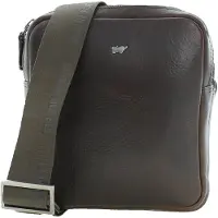 Braun Büffel Sac bandoulière PARMA, modèle XS, couleur marron, pour homme, en cuir