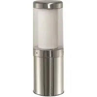 LCD Lampe sur pied courte acier inoxydable E27 IP65 45x14,5cm 1255 Made in Italy (E27, IP65)
