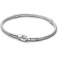 Pandora Bracelet Fermoir Clouté & Chaîne