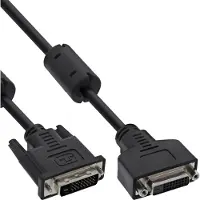 InLine DVI-D M-F 3m câble DVI Noir