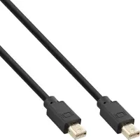 InLine Câble Mini DisplayPort 1.4 (2 m), Câble vidéo, Noir