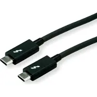 Roline 11.02.9042 Thunderbolt cable 2 m Black