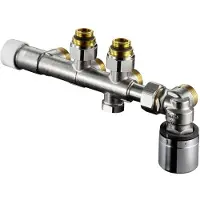 Oventrop Multiblock T-RTL, modèle d'angle, raccordement 1/2 pouce