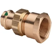 Viega Union 3 pièces bronze femelle cuivre Ø 42 taraudé femelle Ø 40/49