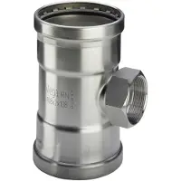 Viega Sanpress Inox XL T-stykke 76,1 mm x 34" x 76,1 mm rustfrit stål (Raccord à sertir)