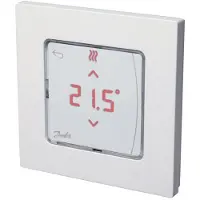 Danfoss Présentoir IconT - In-wall, Thermostat, Gris, Argent