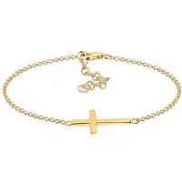 Elli Bracelet 'Kreuz' or