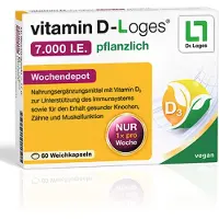 Dr. Loges + Co. GmbH Vitamine D-Loges 7.000 I.U. gélules végétales, 60 gélules