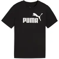 Puma T-Shirt 'ESS No. 1' noir / blanc