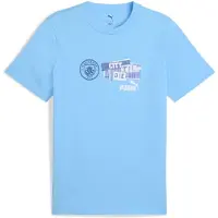 Puma Manchester City Fc Ftblnrgy Short Sleeve T-shirt Bleu L Homme