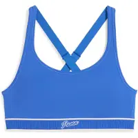 Puma Sporty Padded Bikini Top Bleu M Femme