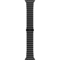 Uniq pasek Strova Mag Apple Watch 42/44/ 45/49mm Series 1/2/3/4/5/6/7/8/9/SE/SE2/Ultra/Ultra 2 Stain (Acier inoxydable), Sangles de montre, Noir