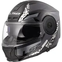 LS2 Ff902 Scope Ii Oxyd Modular Helmet Argenté S