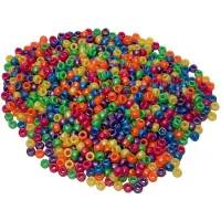 Colorations - Pony-Perlen Perlmutt-Effekt 6x9 mm, 1000 Stk.