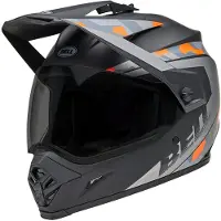 Bell MX-9 Adventure MIPS Enduro Gris Orange Casque Intégral Adventure Taille S