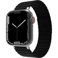JCPAL FlexForm pour Apple Watch 1st-9th gen, SE 1-2nd gen (38/40/41mm), S10 (42mm) - Noir (Silicone), Sangles de montre, Noir
