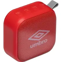 Umbro Mini haut-parleur - Sans fil - Avec boucle - 400mAh - Noir/Rouge