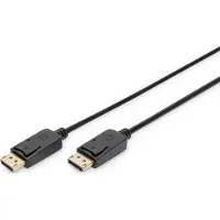 Digitus DisplayPort Câble de raccordement [1x DisplayPort mâle - 1x DisplayPort mâle] 1 m noir
