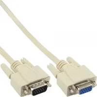 InLine VGA — VGA (5 m), Câble vidéo, Beige