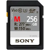 Sony SF-M Series SF-M256 - Carte mémoire flash - 256 Go - Video Class V60 / UHS-II U3 / Class10 - SDXC UHS-II