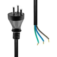 ProXtend Cordon d'alimentation Denmark to Open End 3M Black (3 m)