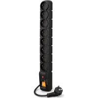 Acar Multiprise S8 PRO protection contre les surtensions 8 prises 5 m noir (W0144)