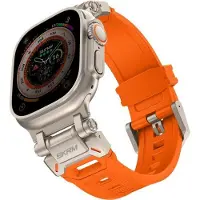 Skinarma Band Titon Apple Watch Ultra 49mm orange (49 mm, Plastique), Sangles de montre, Orange