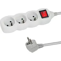 Esperanza Multiprise 3 Prises Interrupteur 3M Blanc