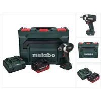 Metabo SSW 18 LT 300 BL Visseuse à choc sans fil 18 V 300 Nm Brushless + 1x batterie 5,5 Ah + chargeur + metaBOX