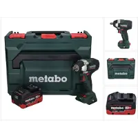Metabo SSW 18 LT 300 BL Visseuse à choc sans fil 18 V 300 Nm Brushless + 1x batterie 5,5 Ah + metaBOX - sans chargeur