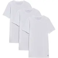 Calvin Klein Lv00nb4051 Short Sleeve Base Layer 3 Units Blanc S Homme