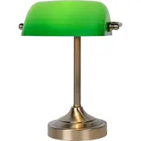 Lucide Banker Lampe de Table Bronze