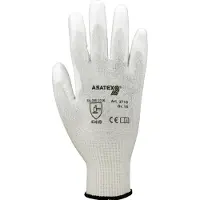 Asatex Gants de protection anti-coupures taille 8 blanc EN 388 EPI catégorie II (8)