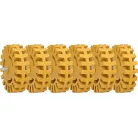 Ks Tools Gomme pour film plastique avec lamelles, pack de 6 ( 515.1369 )