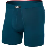 Saxx Vibe Xtra Brief Fly Boxers Bleu S Homme