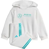 Adidas Survêtement 'MERCEDES - AMG PETRONAS FORMULA ONE TEAM DNA BABY JOGGER LONG' aqua / blanc