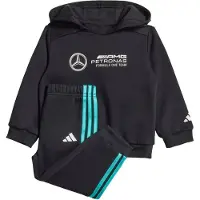 Adidas Survêtement 'MERCEDES - AMG PETRONAS FORMULA ONE TEAM DNA BABY JOGGER LONG' aqua / noir / blanc