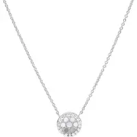 Fossil Chaîne argent / blanc