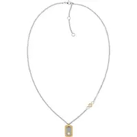 Tommy Hilfiger Collier à couches, (Acier inoxydable)