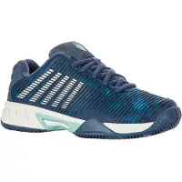 K-Swiss Chaussures de Tennis K-Swiss Kids Hypercourt Express 2 HB Indian Teal Star White Moonstruck-Taille 37