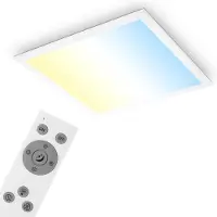 Briloner Panneau LED CCT Plafonnier Panneau de plafond T lDimmable 38x38cm