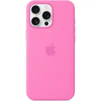 Apple Coque en silicone MagSafe iPhone 16 Pro Max - Peony Pink